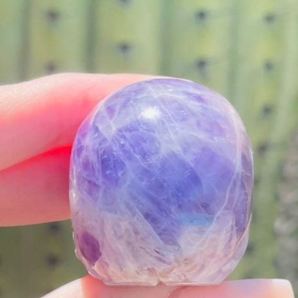 Amethyst skull - Picture 3 of 5